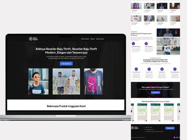 Template Baju Thrift V1