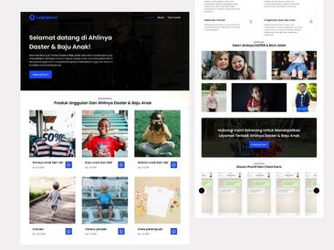 Template Daster & Baju Anak V3