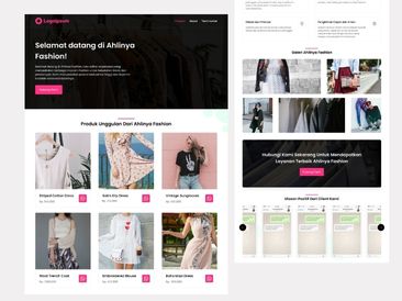 Template Fashion (Baju)  - Versi 3