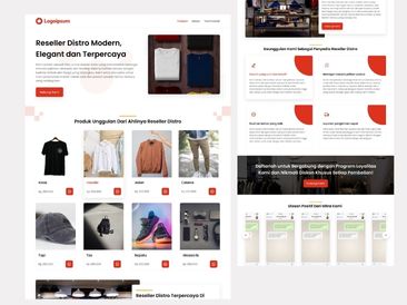 Template Reseller Baju Distro V3
